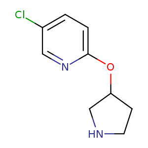 5-Chloro-2-(pyrrolidin-3-yloxy)pyridine