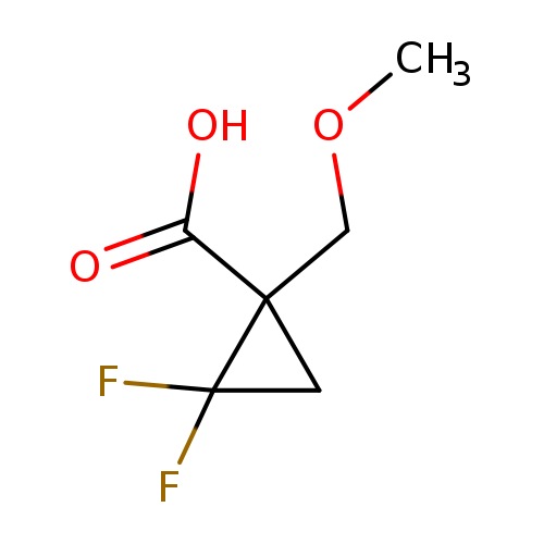2,2-difluoro-1-(methoxymethyl)cyclopropane-1-carboxylicacid