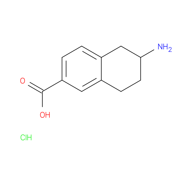 6-amino-5,6,7,8-tetrahydronaphthalene-2-carboxylic acid hydrochloride