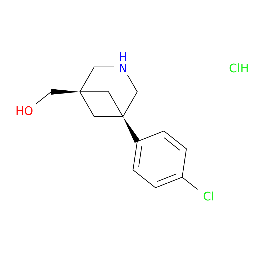 [5-(4-chlorophenyl)-3-azabicyclo[3.1.1]heptan-1-yl]methanol hydrochloride