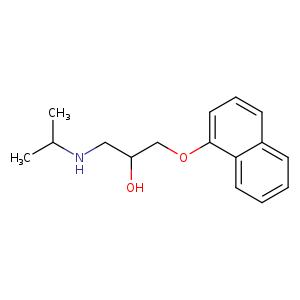 1-Isopropylamino-3-(naphthalen-1-yloxy)-propan-2-ol