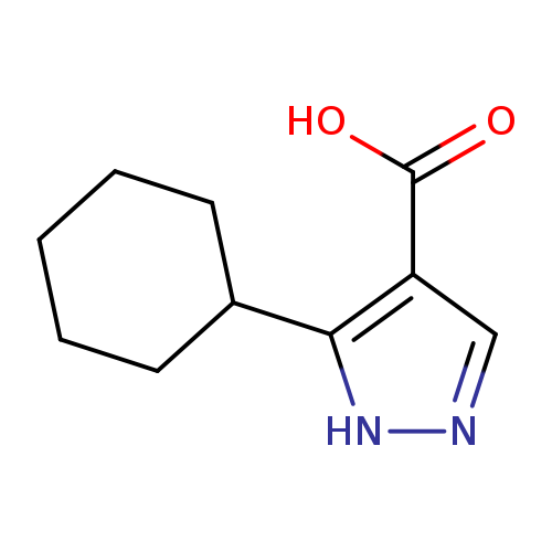 3-cyclohexyl-1H-pyrazole-4-carboxylic acid