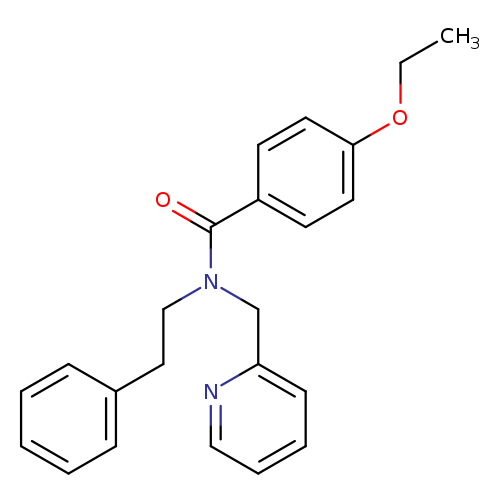 4-ethoxy-N-(2-phenylethyl)-N-[(pyridin-2-yl)methyl]benzamide