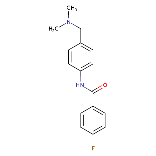 N-{4-[(dimethylamino)methyl]phenyl}-4-fluorobenzamide