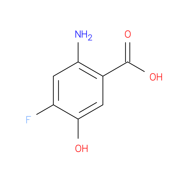 2-amino-4-fluoro-5-hydroxybenzoic acid