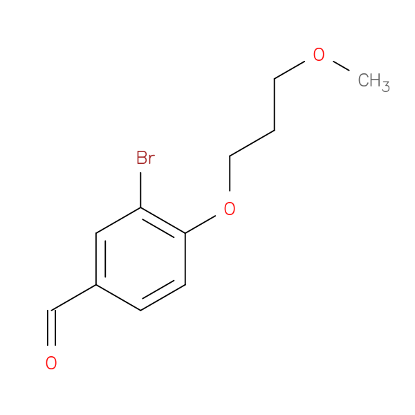 3-Bromo-4-(3-methoxypropoxy)benzaldehyde
