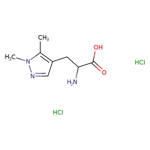 2-amino-3-(1,5-dimethyl-1H-pyrazol-4-yl)propanoic acid dihydrochloride