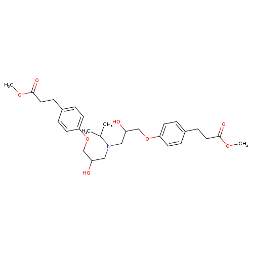Benzenepropanoic acid, 4,4'-[[(1-methylethyl)imino]bis[(2-hydroxy-3,1-propanediyl)oxy]]bis-, dimethyl ester