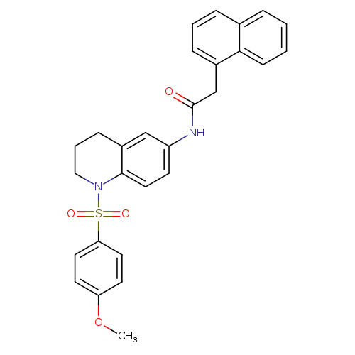 N-[1-(4-methoxybenzenesulfonyl)-1,2,3,4-tetrahydroquinolin-6-yl]-2-(naphthalen-1-yl)acetamide