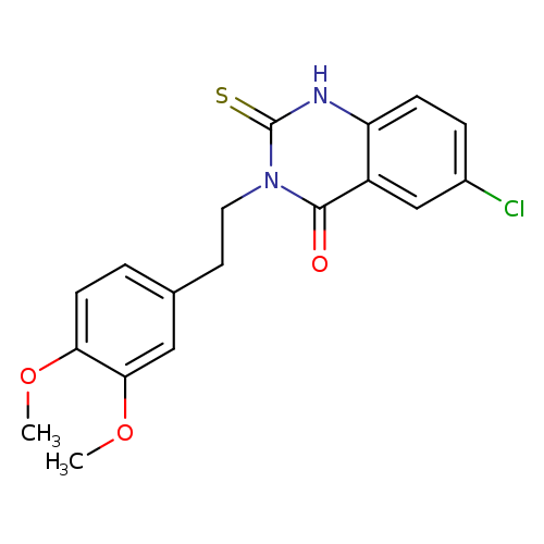 6-chloro-3-[2-(3,4-dimethoxyphenyl)ethyl]-2-sulfanylidene-1,2,3,4-tetrahydroquinazolin-4-one
