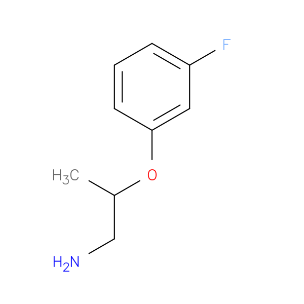 2-(3-fluorophenoxy)propan-1-amine