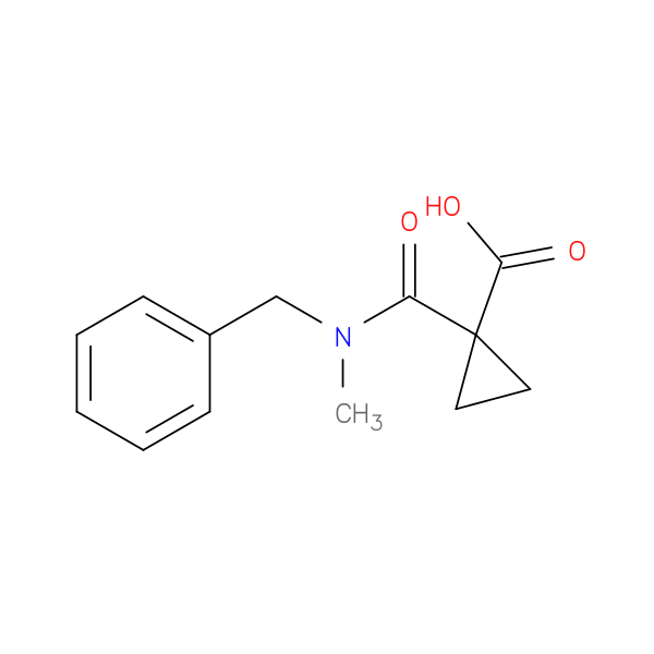 1-[Benzyl(methyl)carbamoyl]cyclopropane-1-carboxylic acid