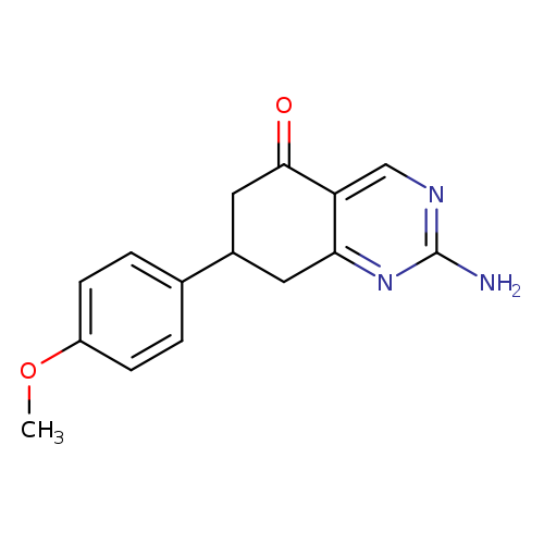 2-Amino-7-(4-methoxyphenyl)-7,8-dihydroquinazolin-5(6h)-one