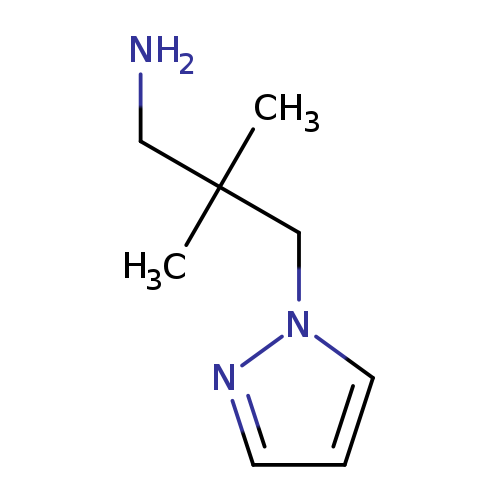 2,2-dimethyl-3-(1H-pyrazol-1-yl)propan-1-amine