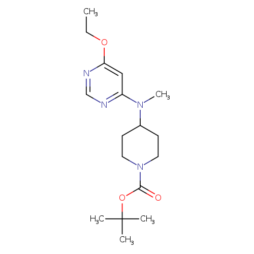 4-[(6-Ethoxy-pyrimidin-4-yl)-methyl-amino]-piperidine-1-carboxylic acid tert-butyl ester