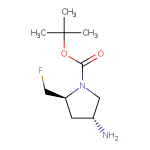 tert-butyl (2S,4R)-4-amino-2-(fluoromethyl)pyrrolidine-1-carboxylate