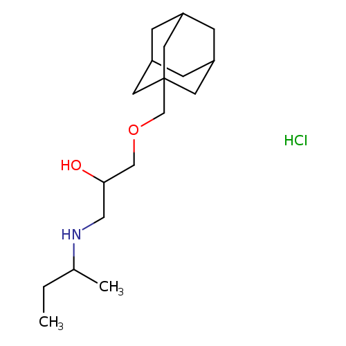 {3-[(adamantan-1-yl)methoxy]-2-hydroxypropyl}(butan-2-yl)amine hydrochloride