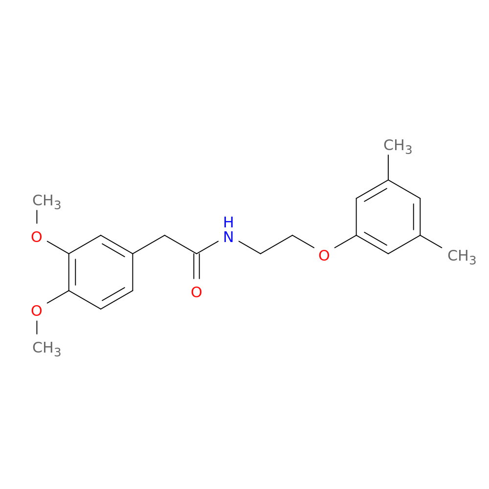 2-(3,4-dimethoxyphenyl)-N-[2-(3,5-dimethylphenoxy)ethyl]acetamide