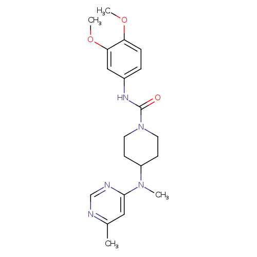 N-(3,4-dimethoxyphenyl)-4-[methyl(6-methylpyrimidin-4-yl)amino]piperidine-1-carboxamide