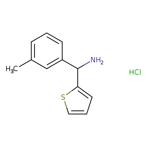 [(3-Methylphenyl)(2-thienyl)methyl]amine hydrochloride