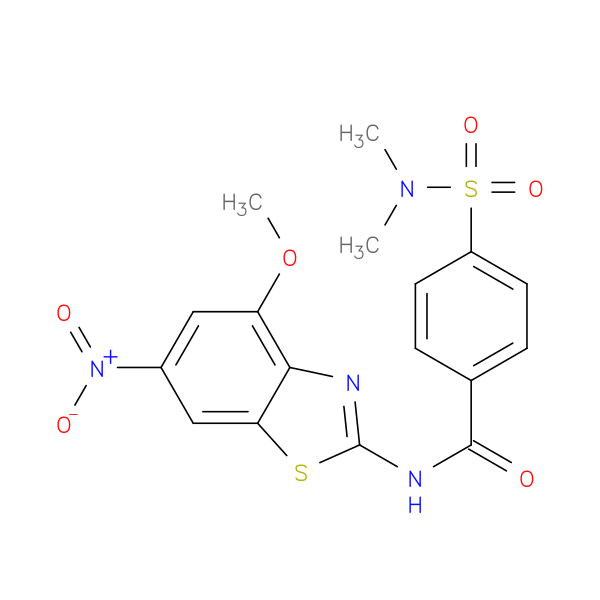 4-(dimethylsulfamoyl)-N-(4-methoxy-6-nitro-1,3-benzothiazol-2-yl)benzamide