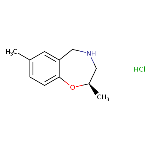 (2R)-2,7-dimethyl-2,3,4,5-tetrahydro-1,4-benzoxazepinehydrochloride