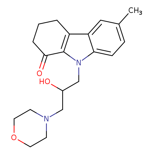 9-(2-Hydroxy-3-morpholin-4-yl-propyl)-6-methyl-2,3,4,9-tetrahydro-carbazol-1-one