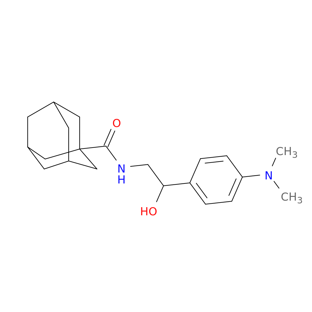 N-{2-[4-(dimethylamino)phenyl]-2-hydroxyethyl}adamantane-1-carboxamide