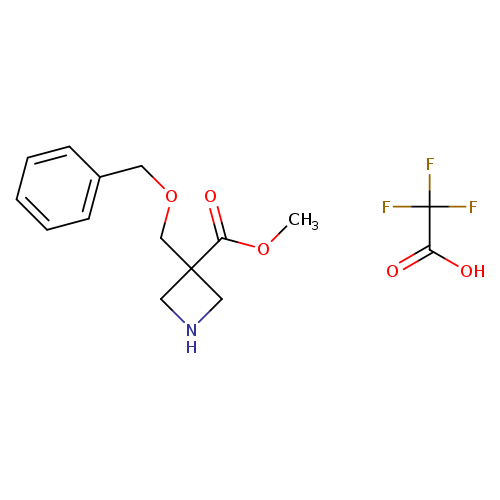 methyl3-[(benzyloxy)methyl]azetidine-3-carboxylate,trifluoroaceticacid