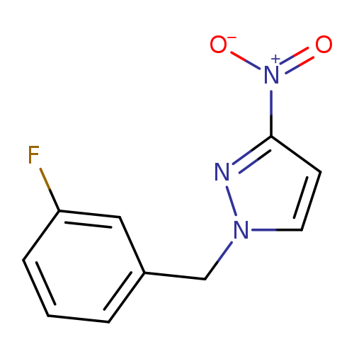 1-[(3-fluorophenyl)methyl]-3-nitro-1H-pyrazole