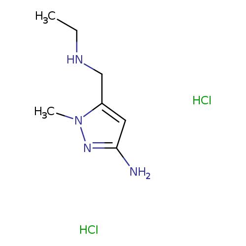 5-[(ethylamino)methyl]-1-methyl-1H-pyrazol-3-amine dihydrochloride