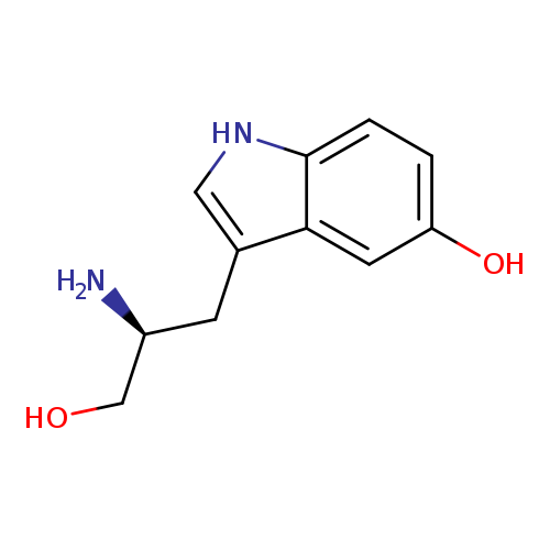 3-[(2S)-2-amino-3-hydroxypropyl]-1H-indol-5-ol