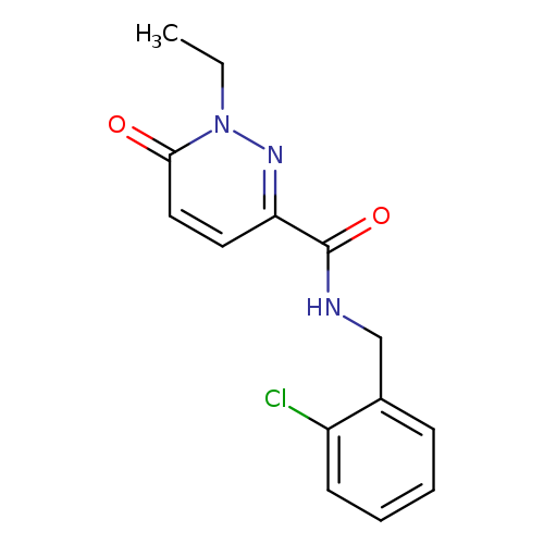 N-[(2-chlorophenyl)methyl]-1-ethyl-6-oxo-1,6-dihydropyridazine-3-carboxamide