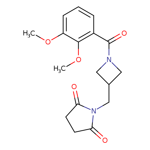 1-{[1-(2,3-dimethoxybenzoyl)azetidin-3-yl]methyl}pyrrolidine-2,5-dione
