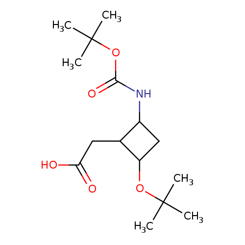 2-[2-(tert-butoxy)-4-{[(tert-butoxy)carbonyl]amino}cyclobutyl]aceticacid