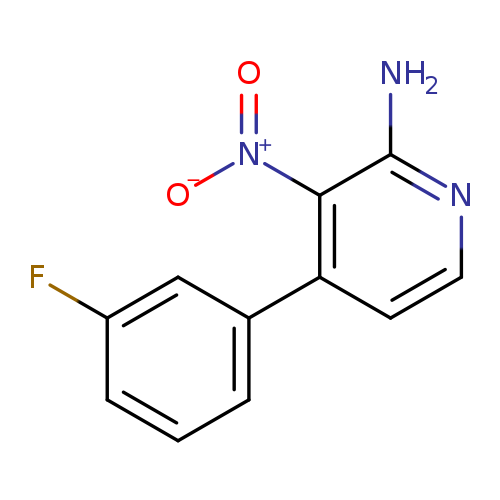 4-(3-Fluorophenyl)-3-nitropyridin-2-amine