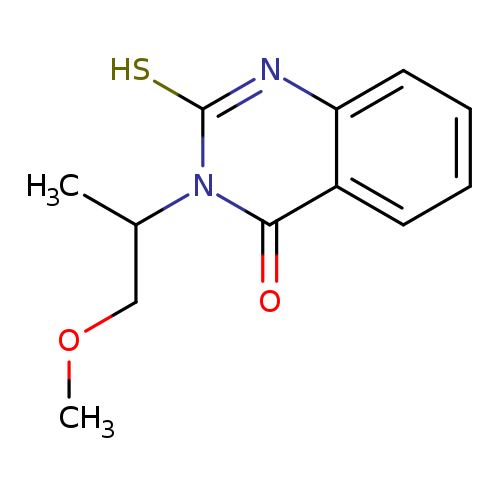 3-(1-methoxypropan-2-yl)-2-sulfanyl-3,4-dihydroquinazolin-4-one