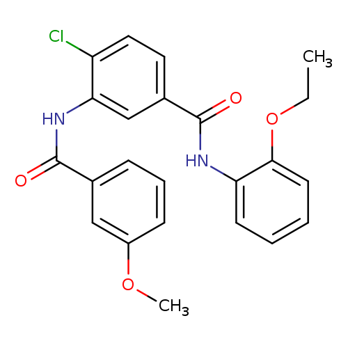 4-chloro-N-(2-ethoxyphenyl)-3-[(3-methoxybenzoyl)amino]benzamide