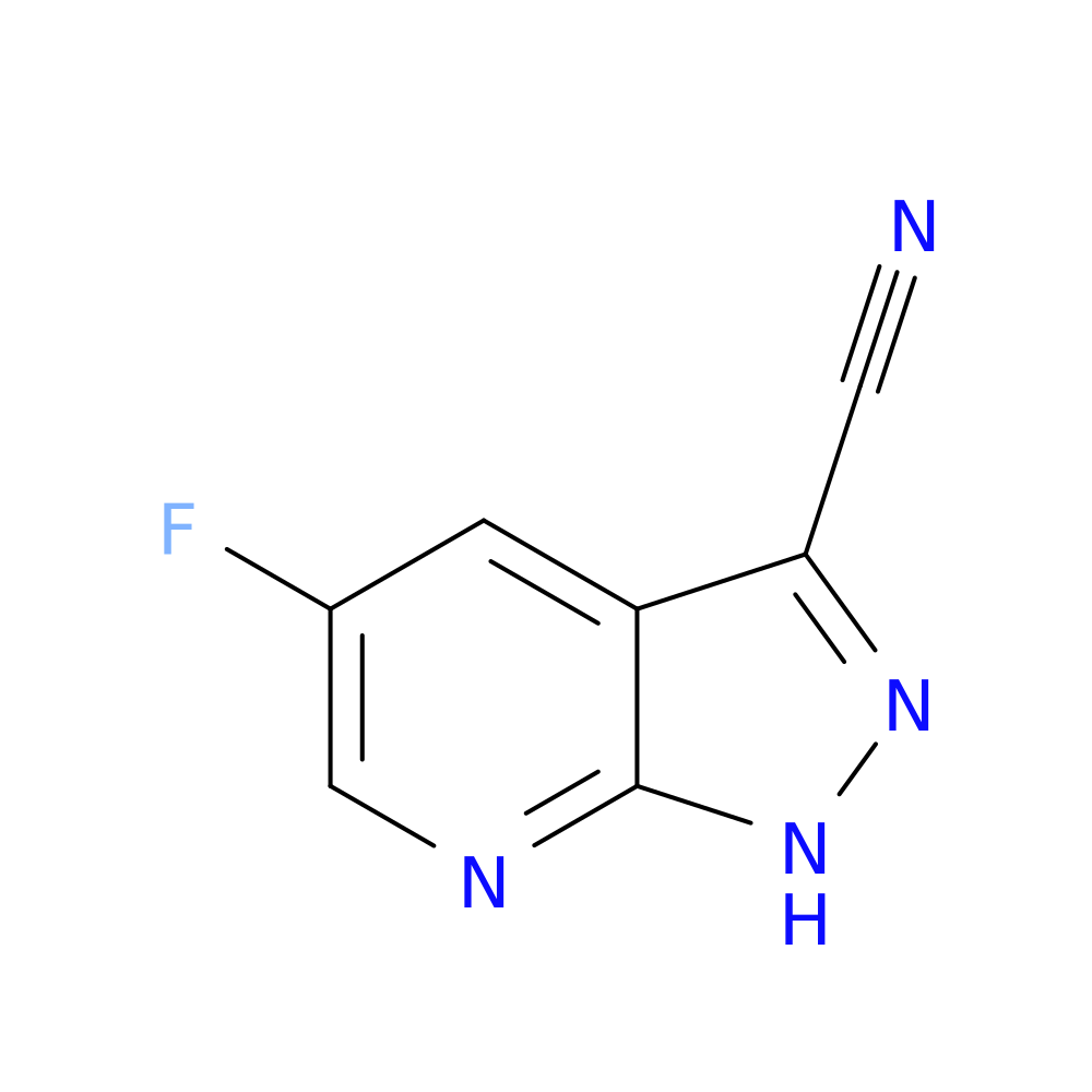 5-Fluoro-1H-pyrazolo[3，4-b]pyridine-3-carbonitrile