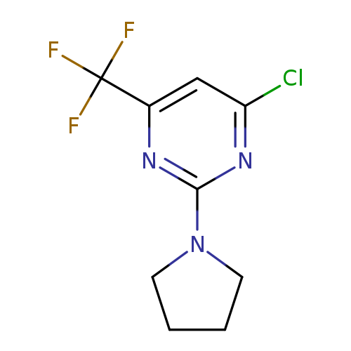 4-Chloro-2-pyrrolidin-1-yl-6-(trifluoromethyl)pyrimidine