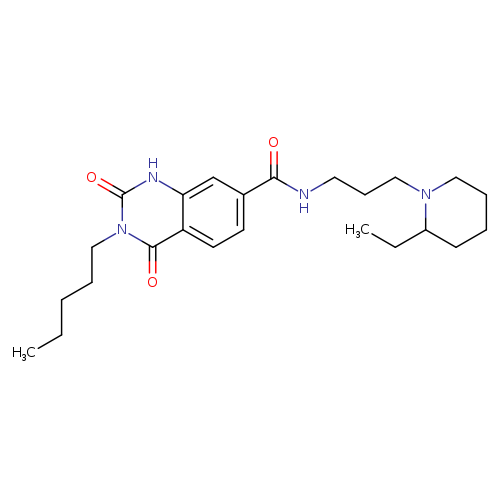 N-[3-(2-ethylpiperidin-1-yl)propyl]-2,4-dioxo-3-pentyl-1,2,3,4-tetrahydroquinazoline-7-carboxamide