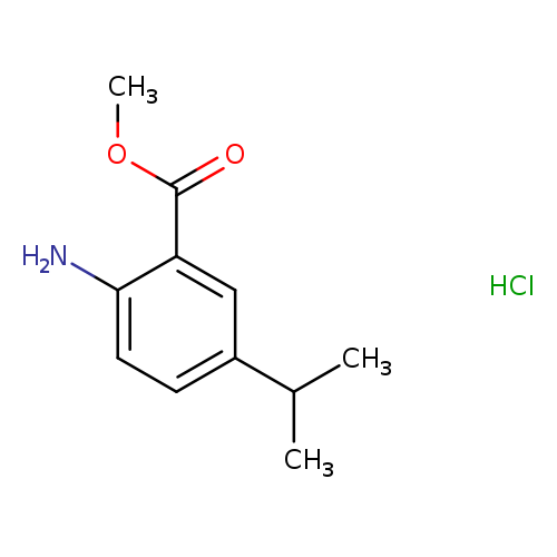 methyl 2-amino-5-(propan-2-yl)benzoate hydrochloride