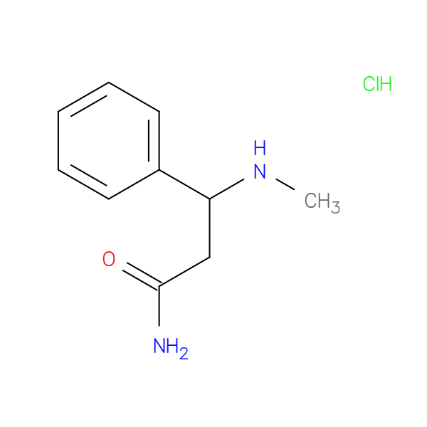3-(methylamino)-3-phenylpropanamide hydrochloride