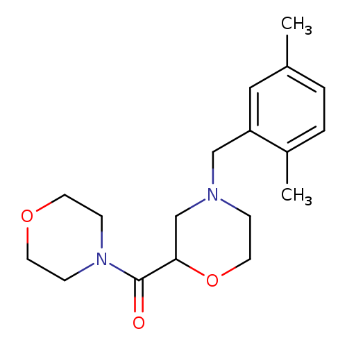 4-[(2,5-dimethylphenyl)methyl]-2-(morpholine-4-carbonyl)morpholine