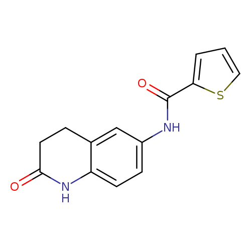 N-(2-oxo-1,2,3,4-tetrahydroquinolin-6-yl)thiophene-2-carboxamide