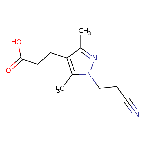 3-[1-(2-Cyanoethyl)-3,5-dimethyl-1h-pyrazol-4-yl]propanoic acid