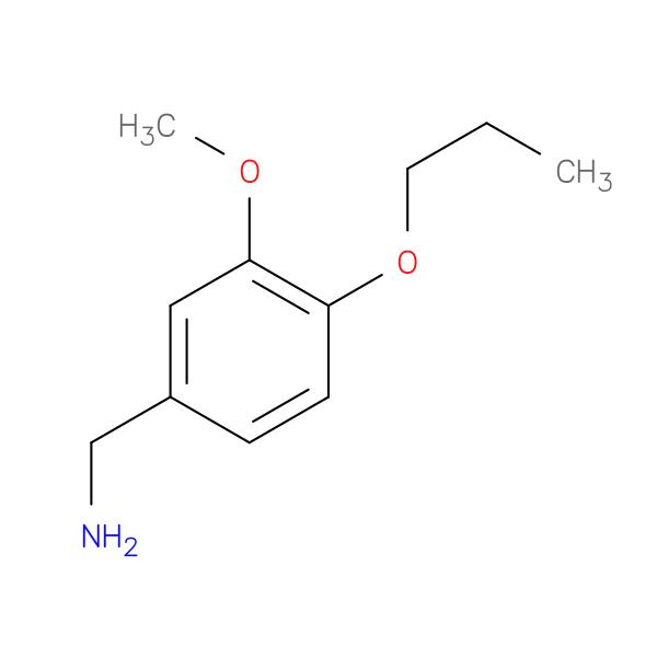 (3-methoxy-4-propoxyphenyl)methanamine