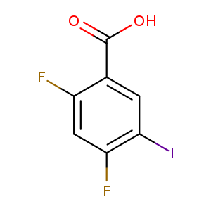 Benzoic acid, 2,​4-​difluoro-​5-​iodo-