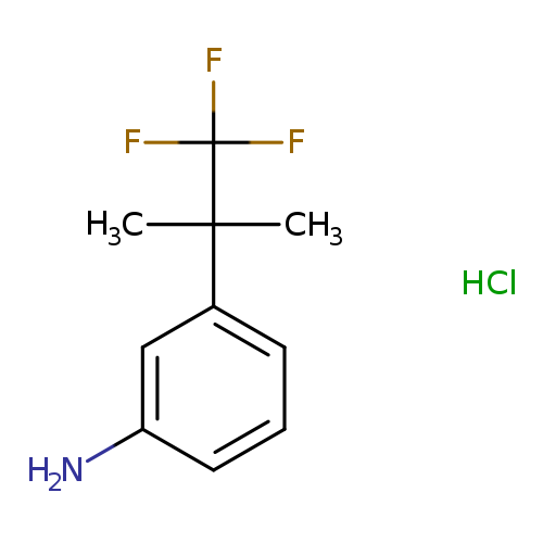 3-(1,1,1-trifluoro-2-methylpropan-2-yl)aniline hydrochloride