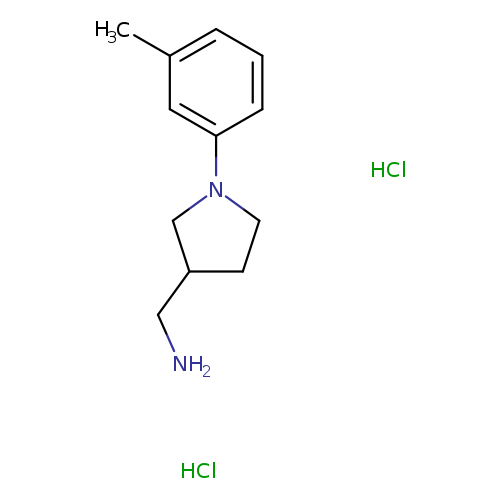 1-[1-(3-methylphenyl)-3-pyrrolidinyl]methanamine